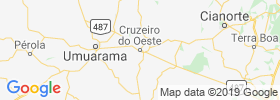 Cruzeiro Do Oeste map
